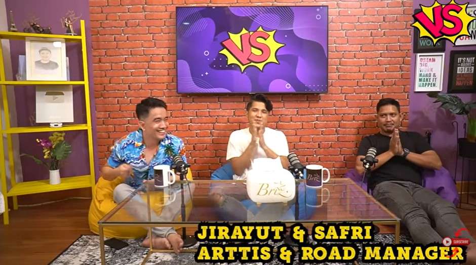 Jirayut dan road manager Safri