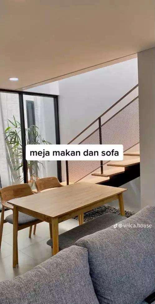 Transformasi rumah sederhana menjadi hunian bergaya interior rumah Skandinavia.