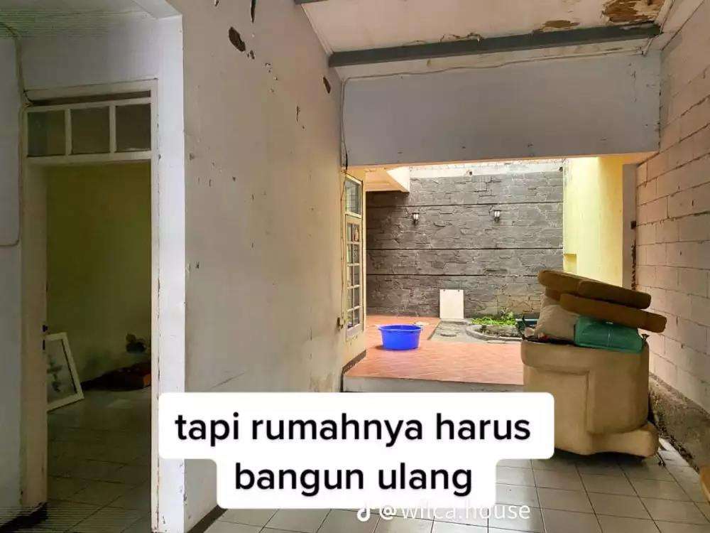 Transformasi rumah sederhana menjadi hunian bergaya interior rumah Skandinavia.