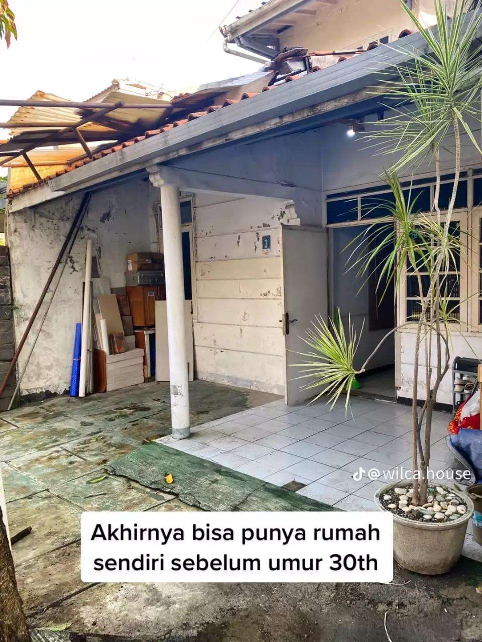 Transformasi rumah sederhana menjadi hunian bergaya interior rumah Skandinavia.