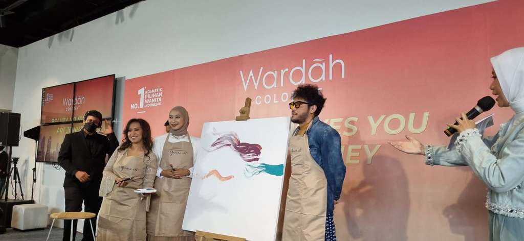 Wardah Colorfit Beauty Moves You Art Journey di Ganara Art at Space8