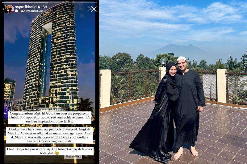 Diva Malaysia Siti Nurhaliza beli rumah di Dubai untuk pertama kalinya.