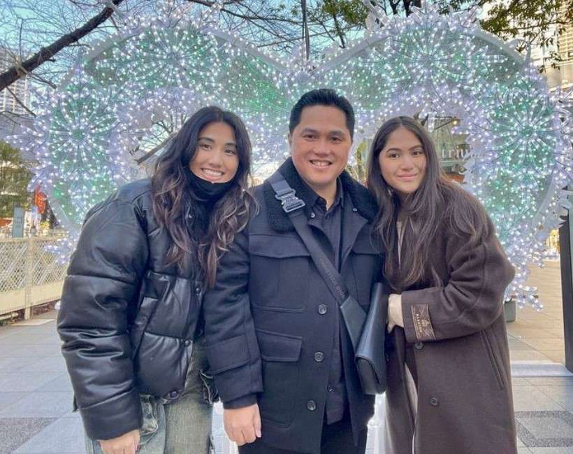 Erick Thohir dan putrinya