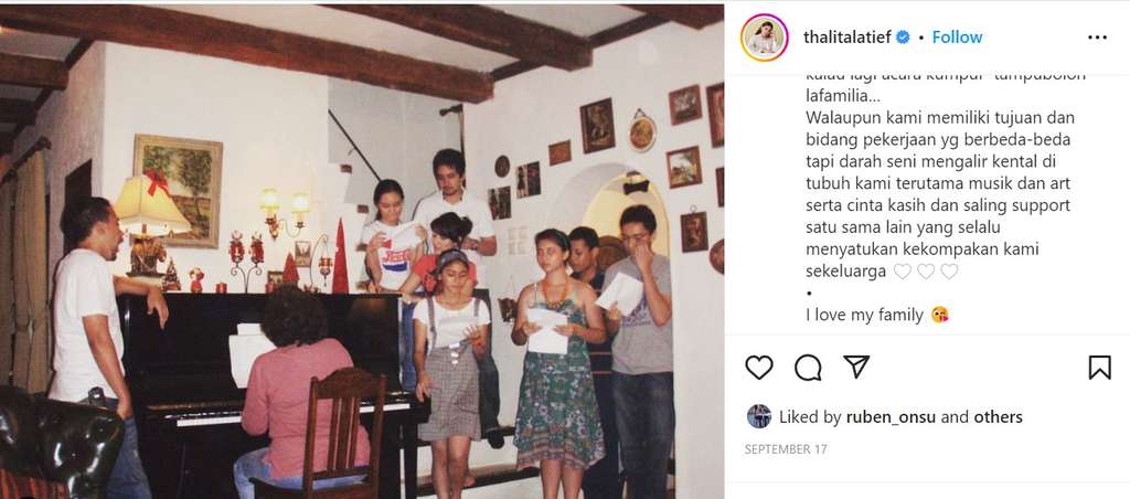 Potret masa kecil Thalita Latief Potret masa kecil Thalita Latief