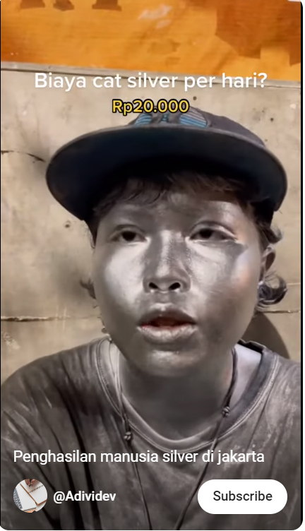 manusia silver