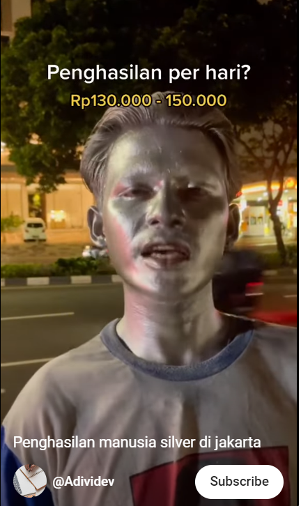 manusia silver