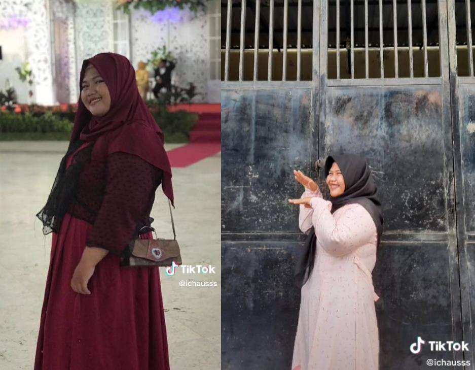 Transformasi gadis berbobot 100 kg jadi 53 kg yang viral.