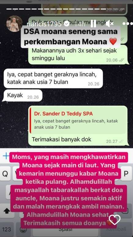 Unggahan Ria Ricis