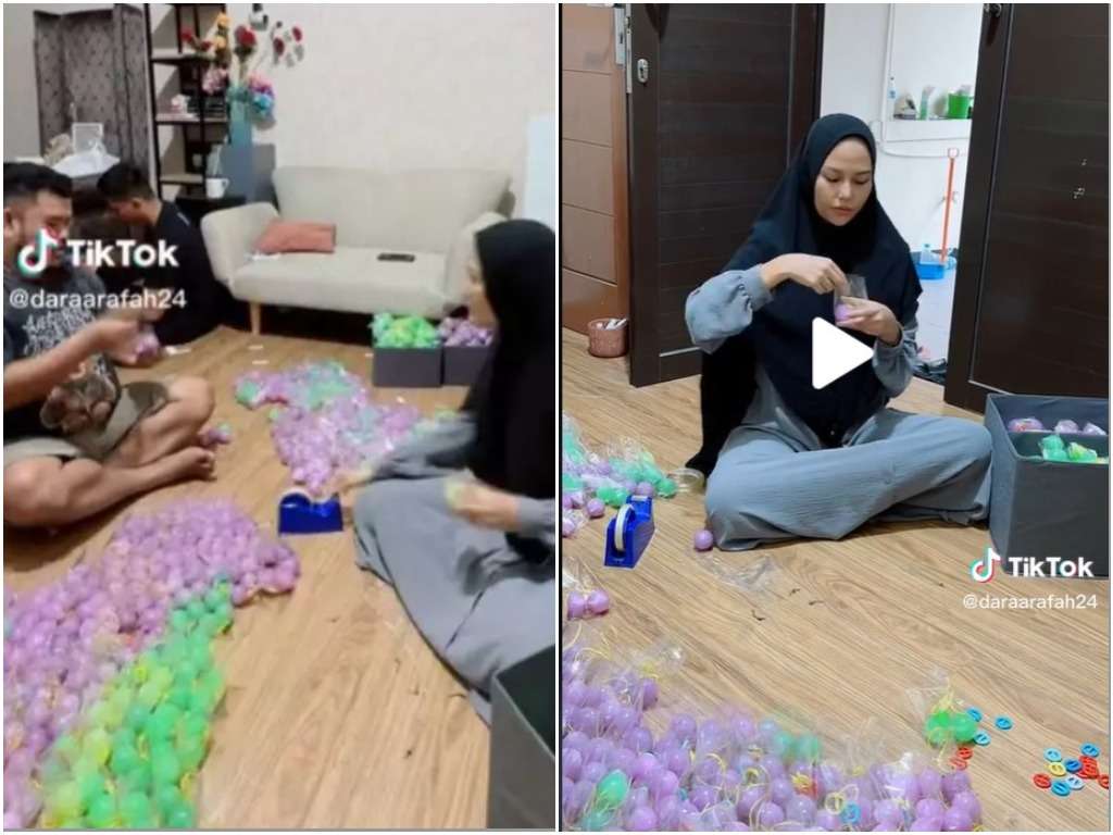 Dara Arafah jualan Lato-lato