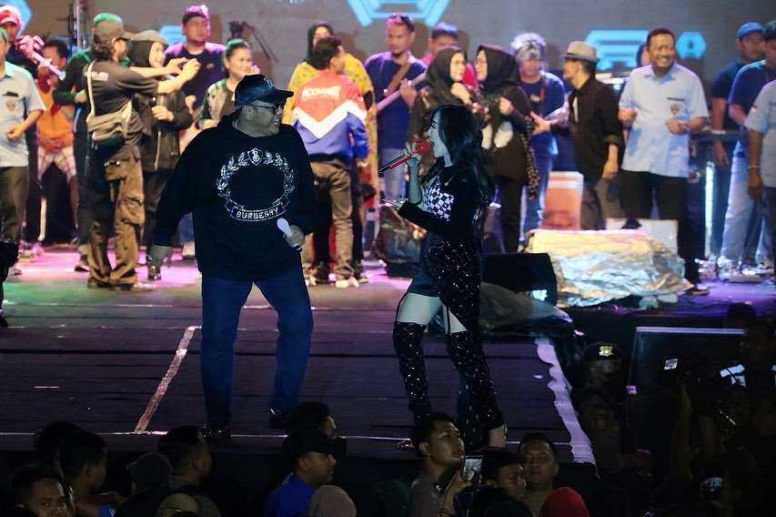 Uci dan Dedy Wali Kota Tegal