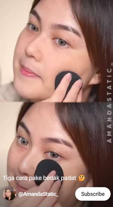 Memakai Bedak Memakai Bedak