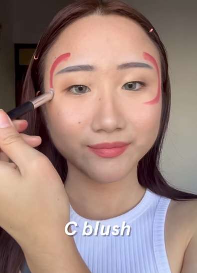 Memakai Blush