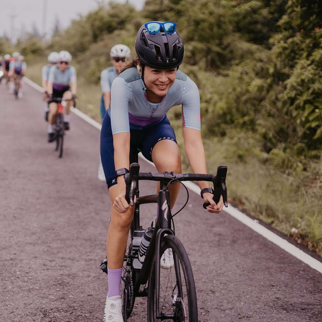 Potret Aktris sepedaan