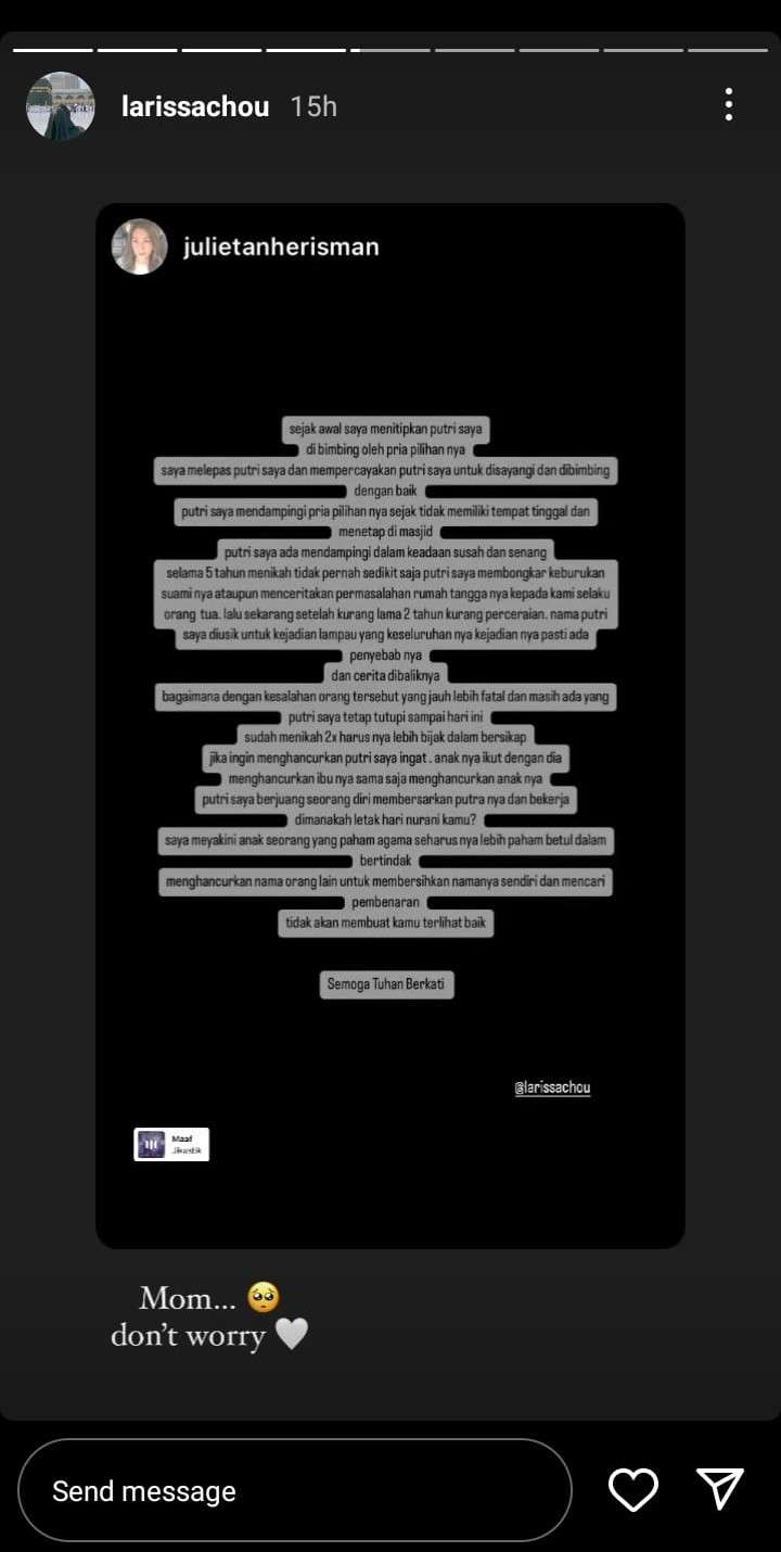 story larissa chou