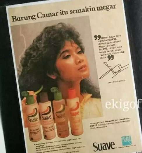 Potret Vina Panduwinata jadi iklan sampo