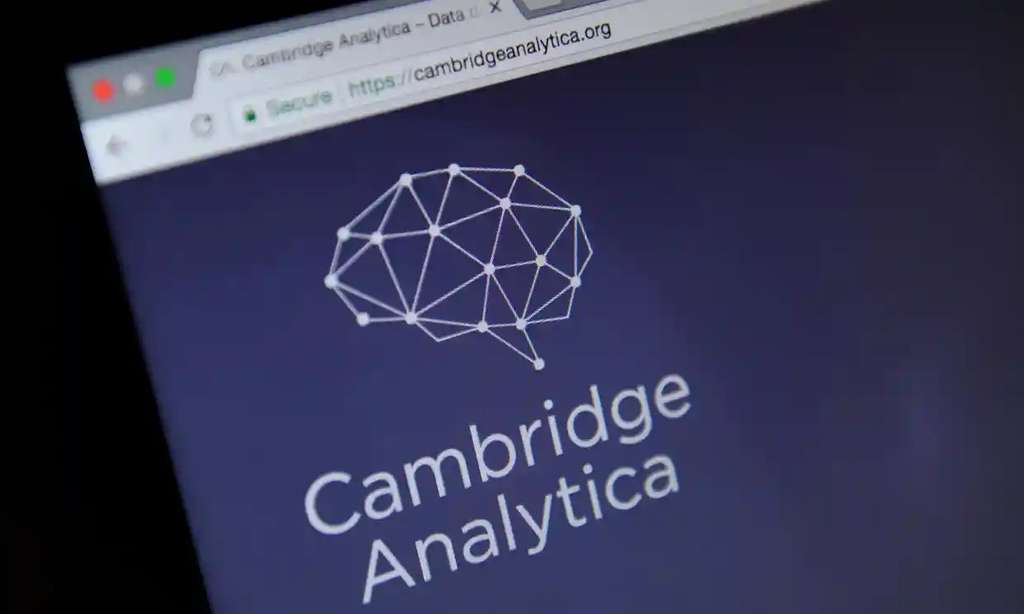 Situs Cambridge Analytica saat masih menyala