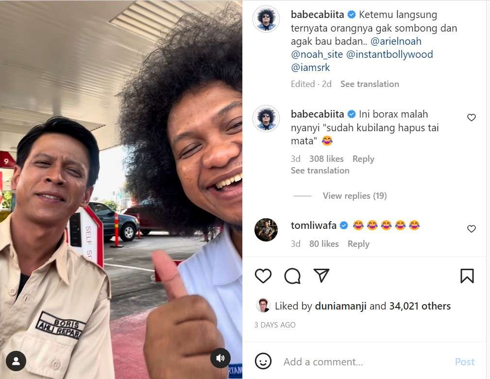 Babe Cabita dan Boril KW