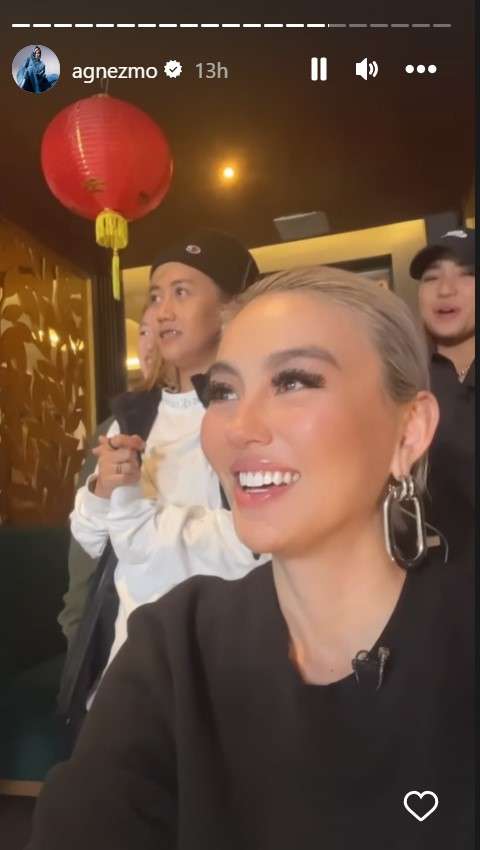 Agnez Mo lihat siswa jago dance