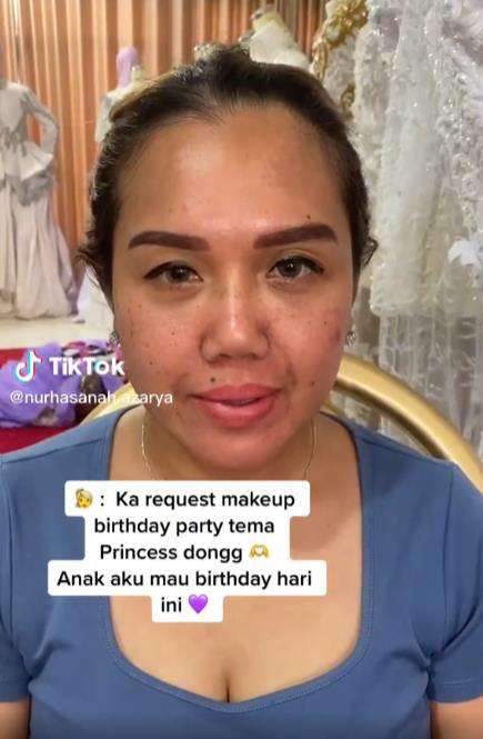 Transformasi wajah before after yang bikin pangling.
