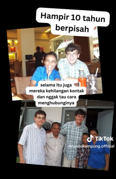 Kisah Bule Amerika Cari Pengasuhnya di Indonesia Usai 10 Tahun Pisah