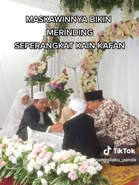 Viral Pernikahan di Lombok Beri Mahar Kain Kafan