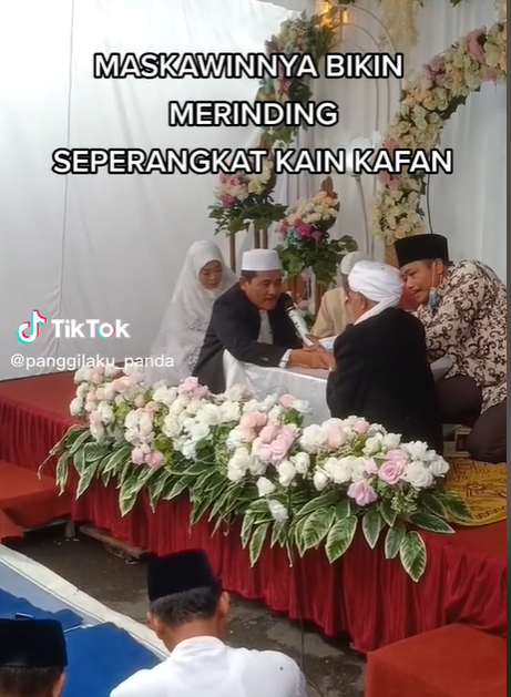 Viral Pernikahan di Lombok Beri Mahar Kain Kafan