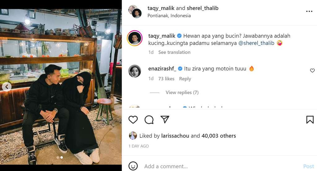 Unggahan Taqy Malik