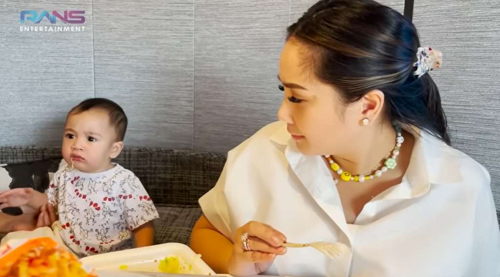 Rayyanza Malik Ahmad dan Nagita Slavina