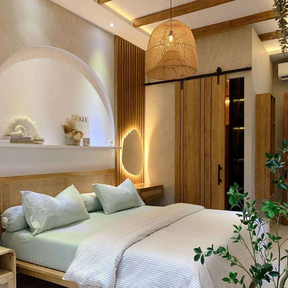Kamar tidur ala resort