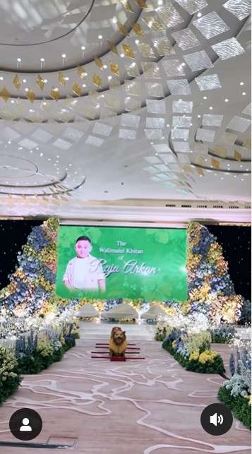 Potret Khitan Raja keponakan Syahrini