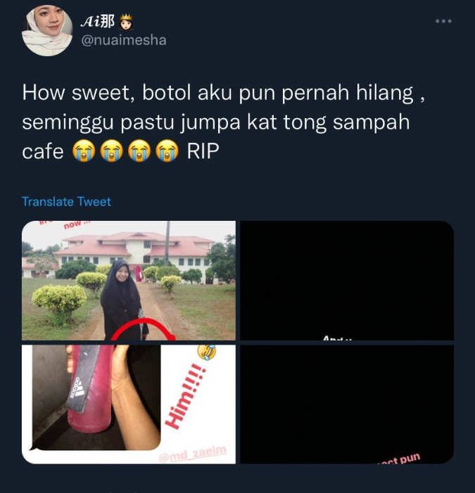Botol Minum Kesayangan Hilang, Wanita Syok Ternyata Disimpan Pria yang Kini Jadi Suaminya Botol Minum Kesayangan Hilang, Wanita Syok Ternyata Disimpan Pria yang Kini Jadi Suaminya