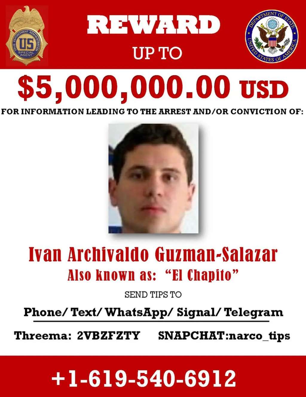 Perintah penangkapan Iván Archivaldo Guzmán Salazar , saudara tiri Ovidio Guzman Perintah penangkapan Iván Archivaldo Guzmán Salazar , saudara tiri Ovidio Guzman