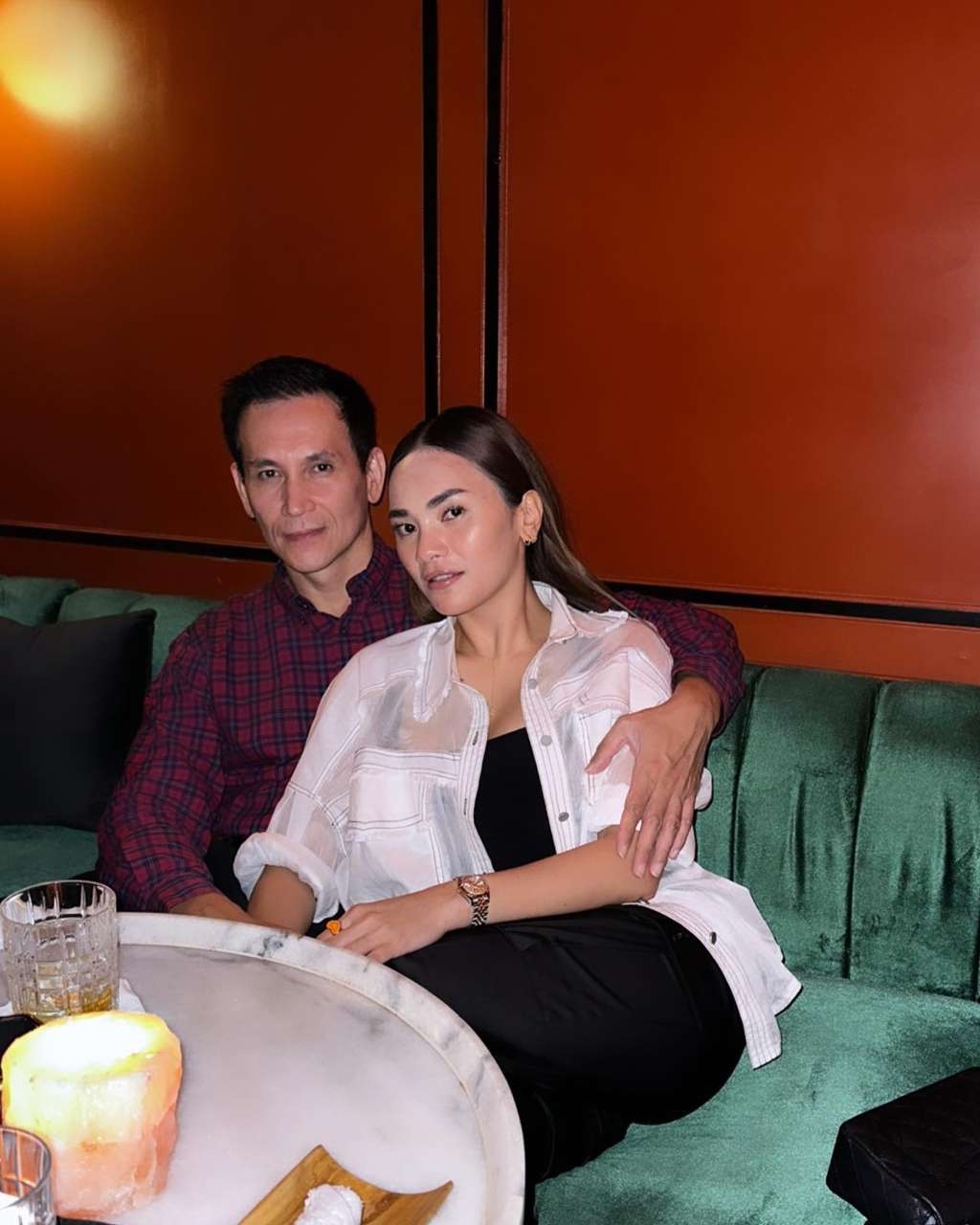 Potret Marcelino Lefrandt dan Violenzia Jeanette