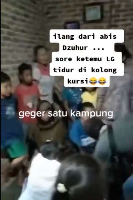Dicari Warga Sekampung, Anak yang Disangka Hilang Ditemukan di Kolong Kursi Rumahnya