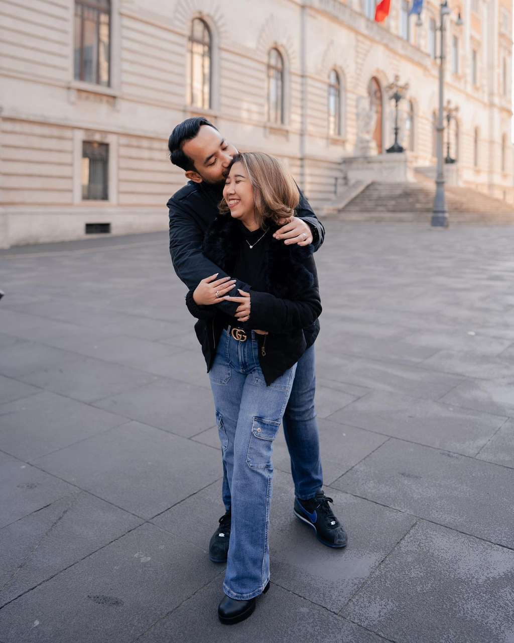 Potret bulan madu Kiky Saputri dan Khairi