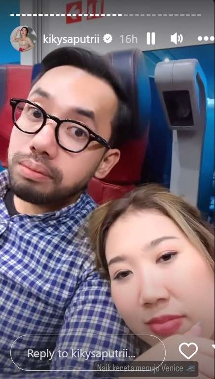 Potret bulan madu Kiky Saputri dan Khairi