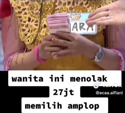 Sudah dapat Rp27 juta, malah pilih amplop.