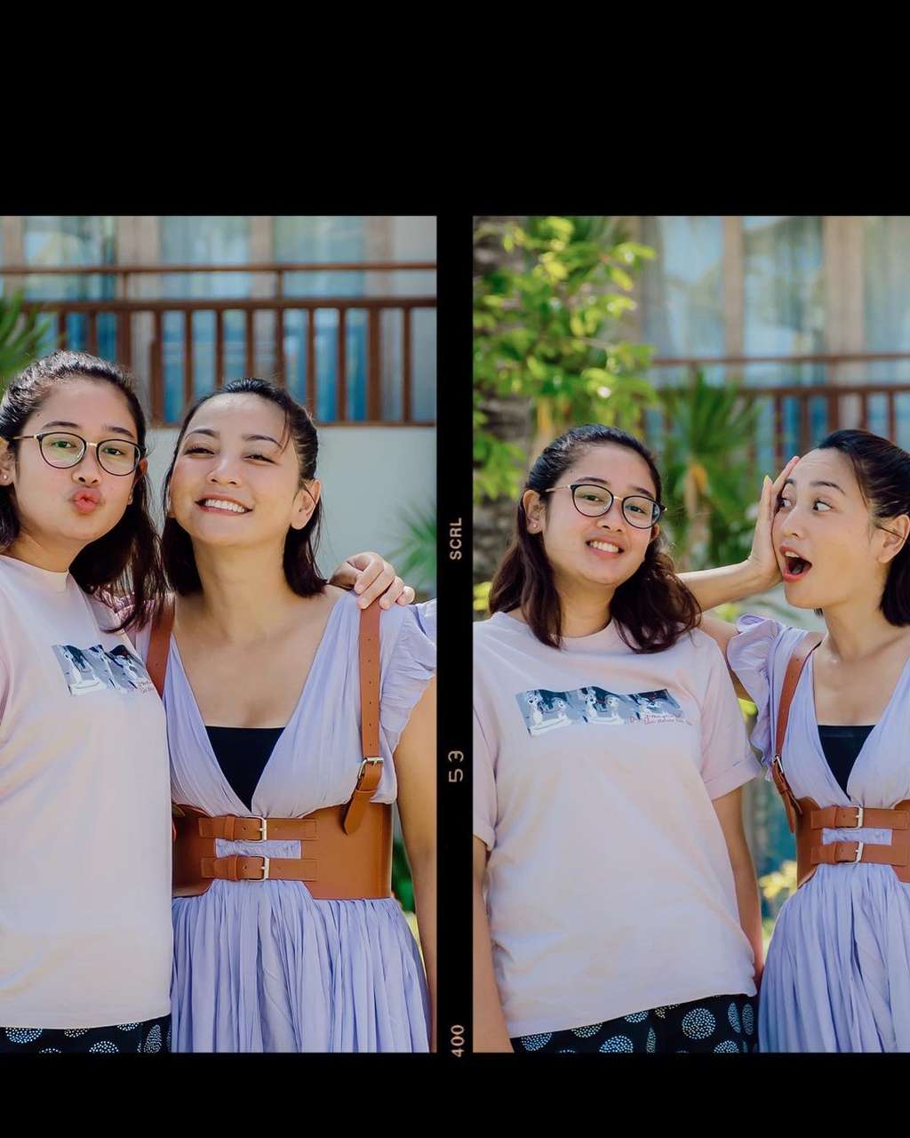 Hesti Purwadinata dan Putri Sambungnya Hesti Purwadinata dan Putri Sambungnya