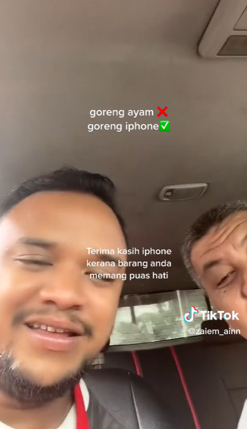 iphone kecemplung minyak goreng