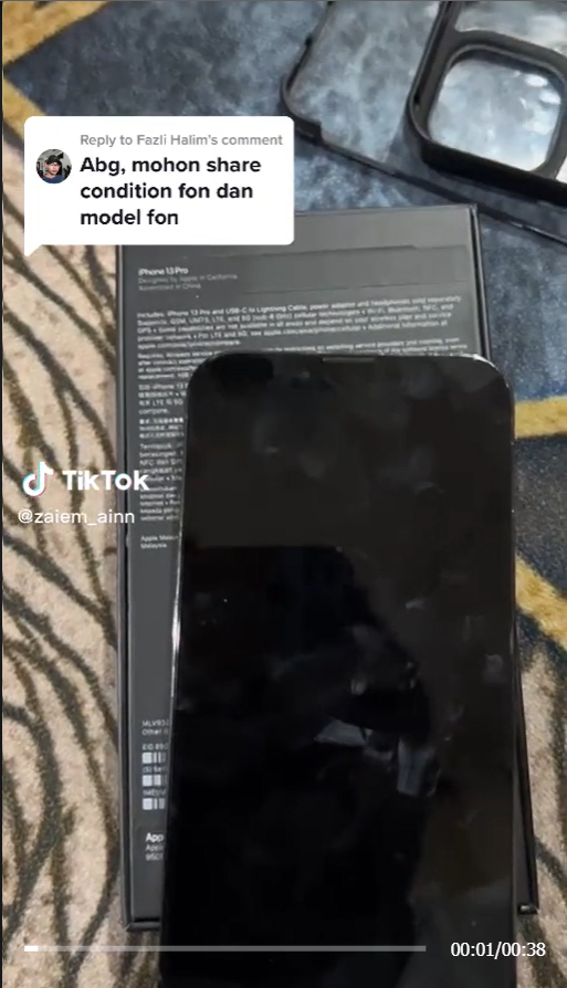 iphone kecemplung minyak goreng