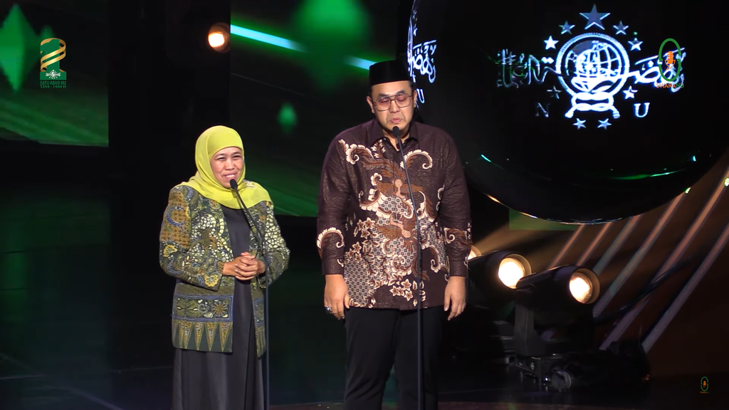 Tiru Gus Dur, Gilang Kocok Perut Tamu Anugerah 1 Abad NU