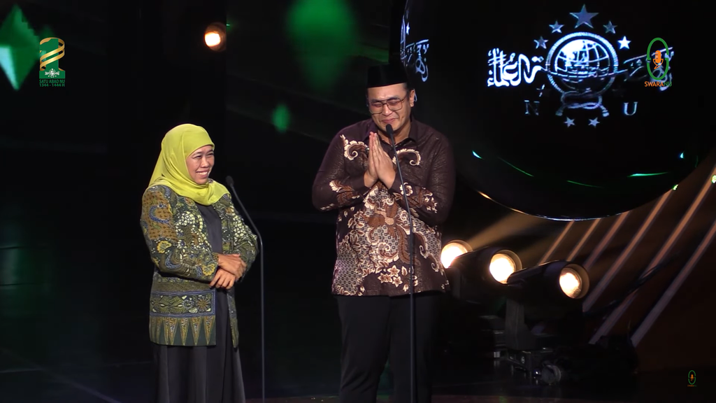 Tiru Gus Dur, Gilang Kocok Perut Tamu Anugerah 1 Abad NU