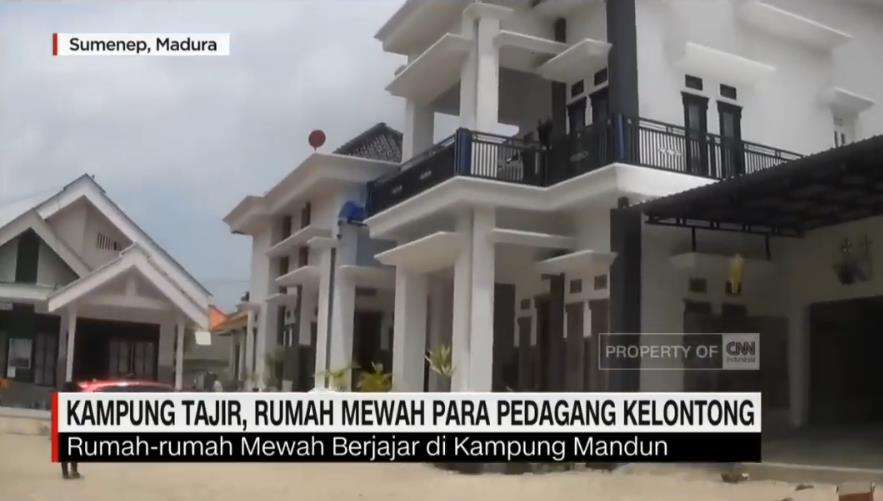 Viral kampung tajir di Sumenep, Madura.