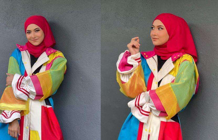 Gadis dihujat pakai busana hampir mirip pengantin wanita.