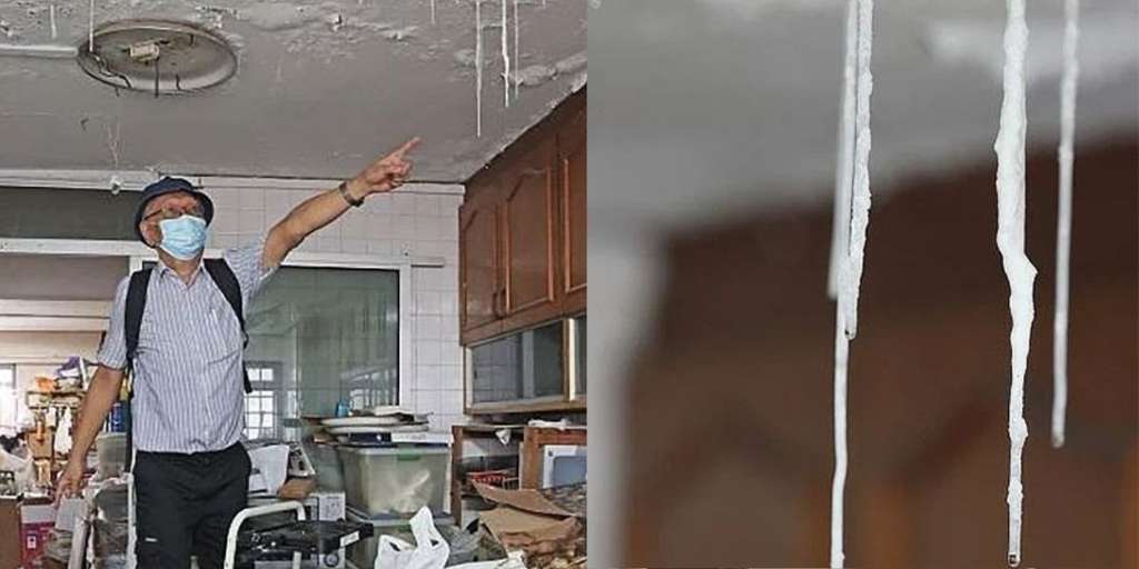 Atap Rumah Pria Ini Muncul Stalaktit Mirip Gua