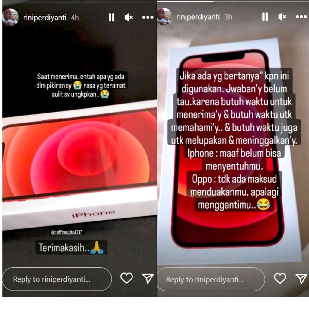 hadiah Sus Rini dari Raffi Ahmad