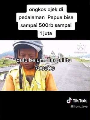 Ternyata Tarif Ojek di Papua Ratusan Hingga Jutaan Rupiah
