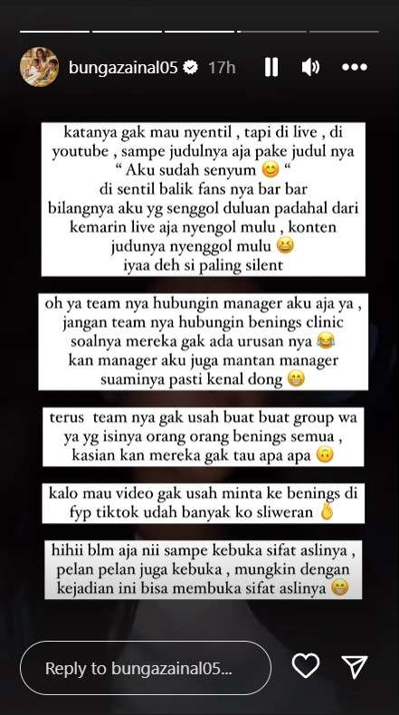 Postingan Bunga Zainal