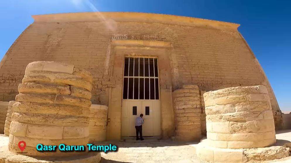 Istana Qarun di Qasr, Fayoum, Mesir.