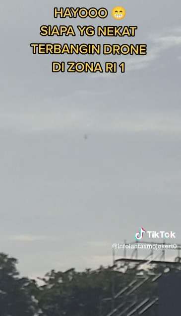 Pengamanan Ketat, Drone ini Dilumpuhkan Saat Terbang di Zona RI 1